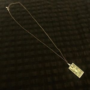 Jewelry - Death Major Arcana Tarot Card Silver Necklace Jewelry - Death Major Arcana Tarot Card Silver Necklace